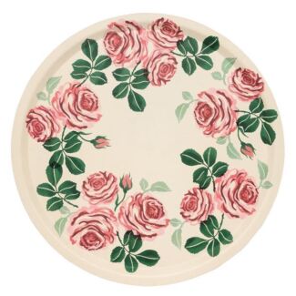 Rose Birch Round Tray