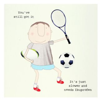 ‘Ibruprofen’ Greetings Card