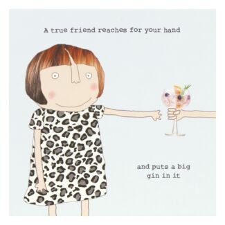 True Friend Greetings Card
