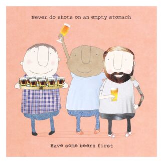 ‘Beers First’ Greetings Card