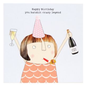 ‘Crazy Legend’ Greetings Card