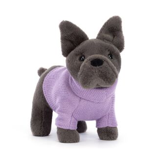 Sweater French Bulldog Purple