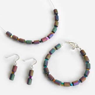 Spectrum Lava Glimmer 3 Piece Jewellery Set