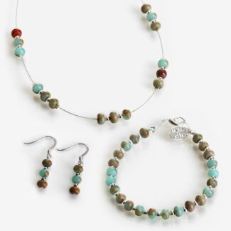 Earth Tones 3 Piece Jewellery Set