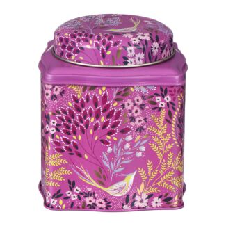 Haveli Garden Mauve Songbird Dome Lid Caddy