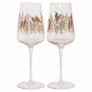 Chelsea Gold Set of Two Wine Glasses 