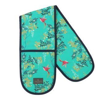 Chelsea Green Birds Double Oven Gloves