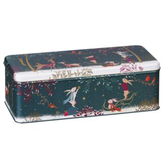 Woodland Tales Christmas Long Deep Rectangular Tin