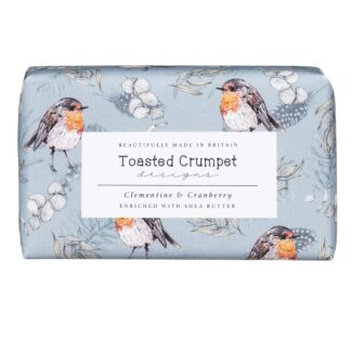 ‘Robin & Eucalyptus’ Clementine & Cranberry Luxury Soap Bar 190g