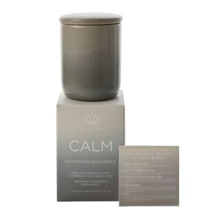 Serenity ‘Calm’ Ceramic Candle 120g Bergamot & Lavender