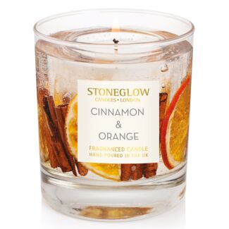 Seasonal Collection - Cinnamon & Orange Gel Vase Candle