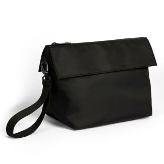 REALYSE Black Satin Washbag