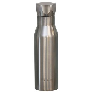 BOTMAN Shiny Silver Water Bottle