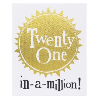 Twenty One In-A-Million! Card