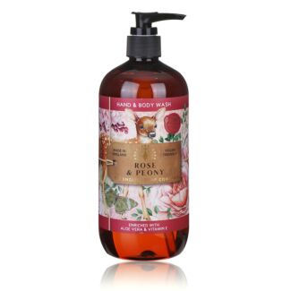 Rose & Peony Hand & Body Wash 500ml