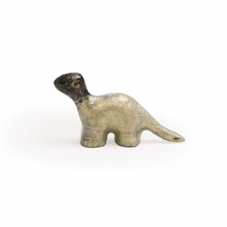 Aluminark Brushed Silver Mini Nessie Dinosaur