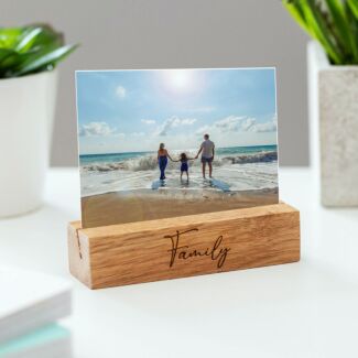 Family Photo Holder Block