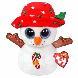 Brrrnie Snowman – 6” Christmas Beanie Boo