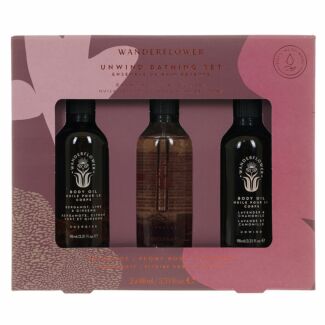 Unwind Bathing Three Piece Gift Set