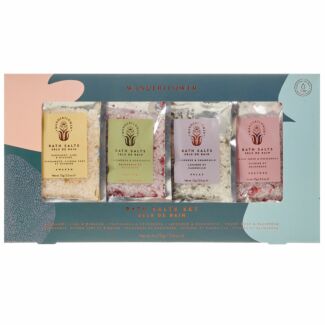 Bath Salts Four Piece Gift Set