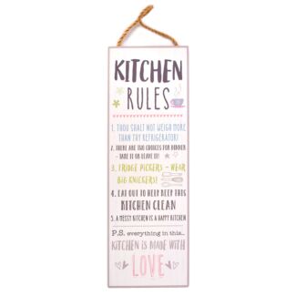 Love Life ‘Kitchen Rules’ Wall Plaque
