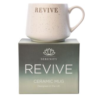 Serenity ‘Revive’ Debossed Mug