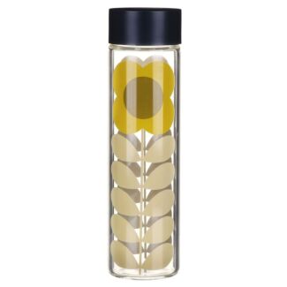 Daisy Stem Glass Water Bottle