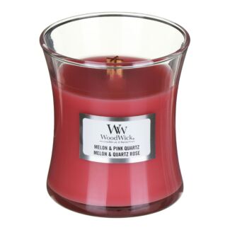 Melon & Pink Quartz Mini Hourglass Candle