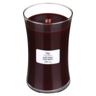 Black Cherry Large Hourglass Candle