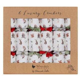 Woodland Set of 6 Christmas Crackers