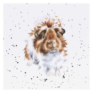 ‘Grinny Pig’ Guinea Pig Greetings Card