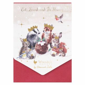 ‘The Christmas Party’ Set Of 8 Christmas Cards