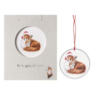 ‘Special Mum’ Christmas Card with Tree Decoration