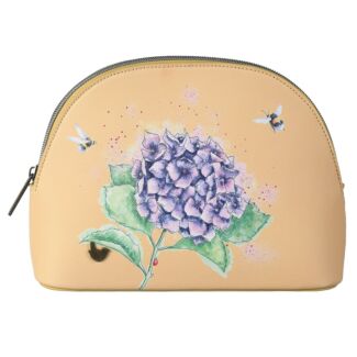 ‘Hydrangea’ Bee Medium Cosmetic Bag