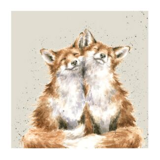 ‘Contentment’ Foxes Set of 20 Napkins