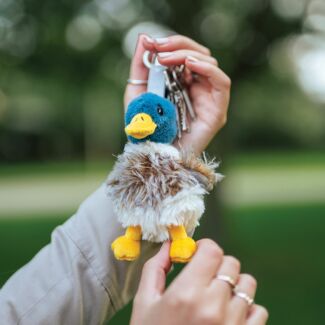 Plush Webster Duck Character Keyring