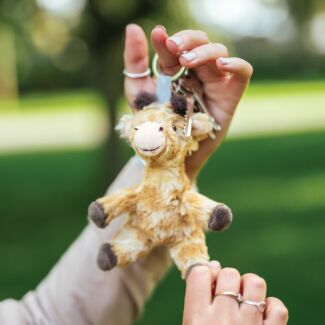 Plush Camilla Giraffe Character Keyring