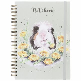 ‘Dandy Day’ Guinea Pig Spiral Bound A4 Notebook