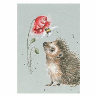 ‘Busy as a Bee’ Hedgehog A6 Notebook