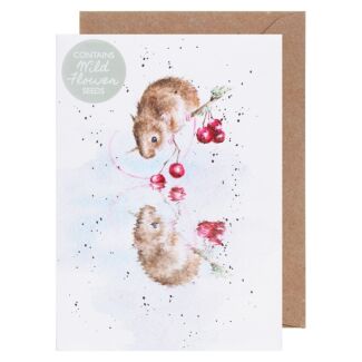 ‘The Berry Best’ Mouse Seed Card