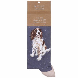 Willow Spaniel Men's Bamboo Socks