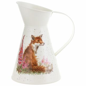 'Foxgloves' Fox Metal Flower Jug