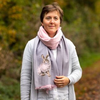 ‘Mountain Hare’ Winter Scarf