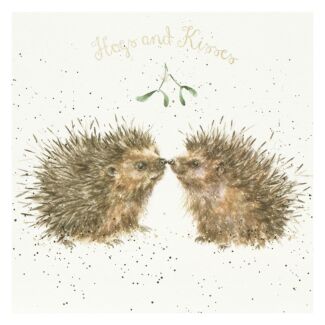 ‘Hogs and Kisses’ Christmas Card 