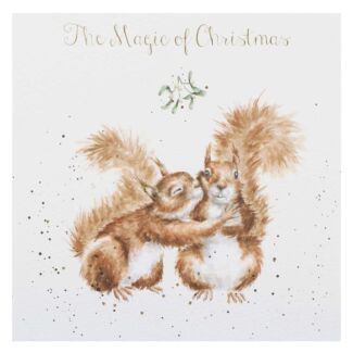 ‘The Magic Of Christmas' Squirrels Christmas Card