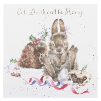 ‘Eat, Drink and Be Merry’ Christmas Card