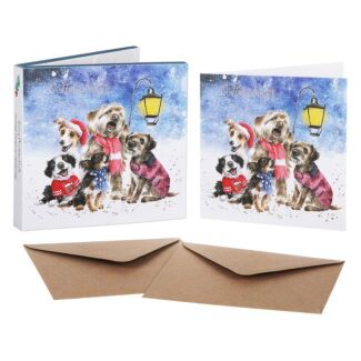 ‘Oh Holy Night’ Set of 8 Gold Foiled Christmas Cards