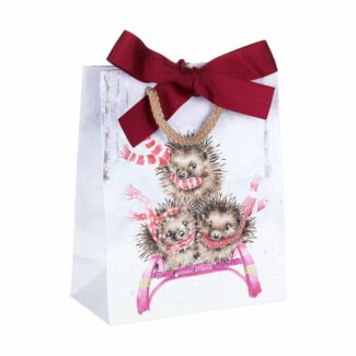 ‘Sledgehogs’ Small Christmas Gift Bag