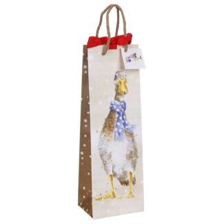 ‘Christmas Goose’ Bottle Gift Bag