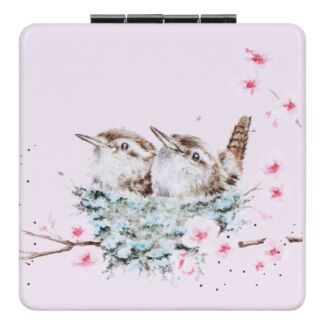 ‘Home Tweet Home’ Wren Compact Mirror